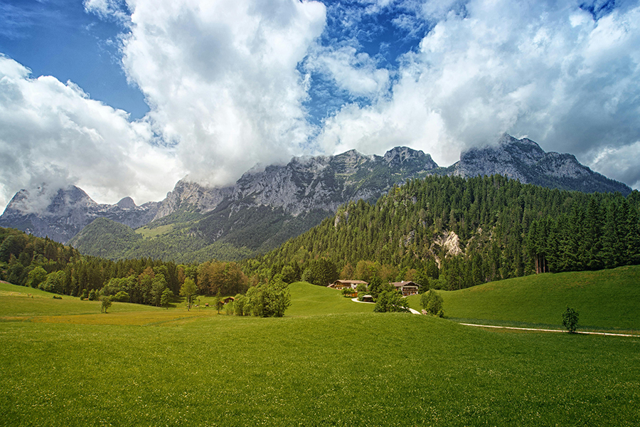 Alpejskie krajobrazy Kamperem