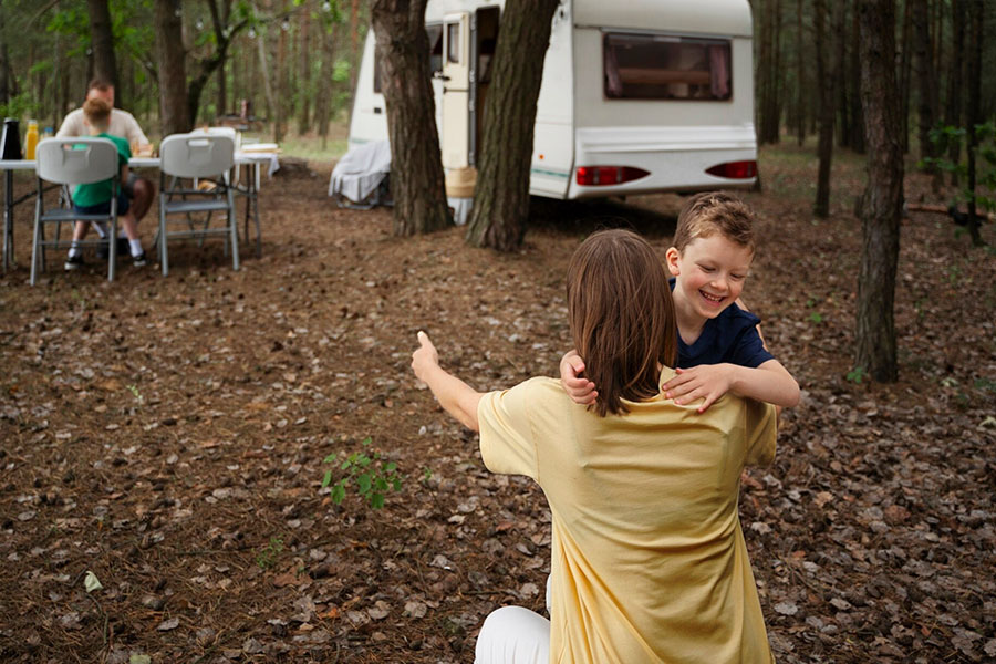 Camper i dzieci